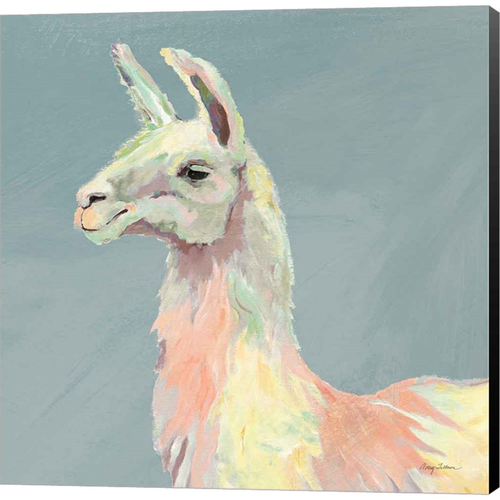 Ophelia on Blue Crop by Avery Tillmon, Canvas Art