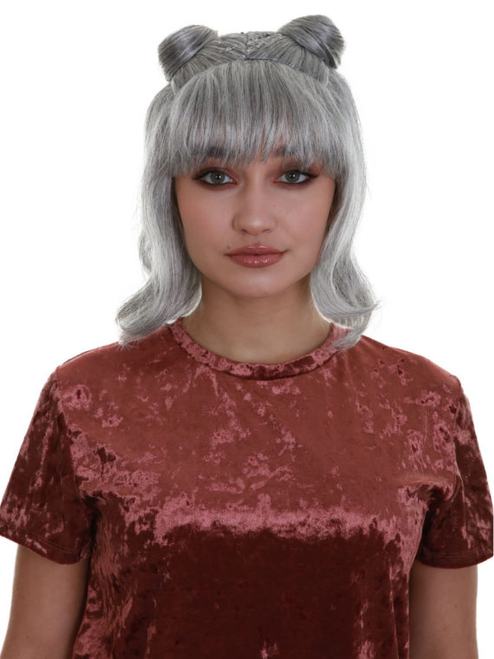 Glitter Galaxy Space Buns Wig