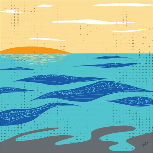 Calm Surf by Trish Sierer, Canvas Art - C1078344-0240000-AAAACMA