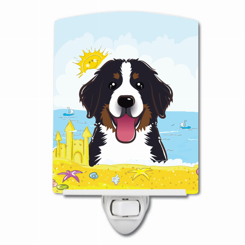 Summer Beach Design with Dog Ceramic Night Light - S000213B001695P099436V000