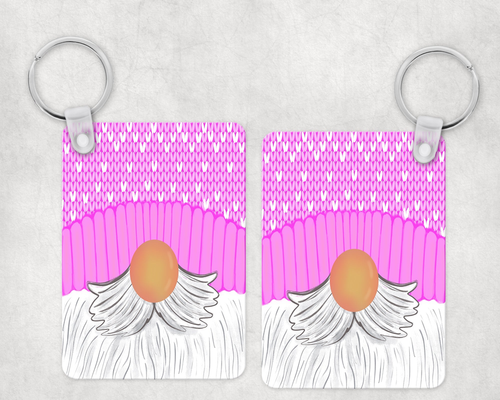 Pink Winter Gnome|Keychain