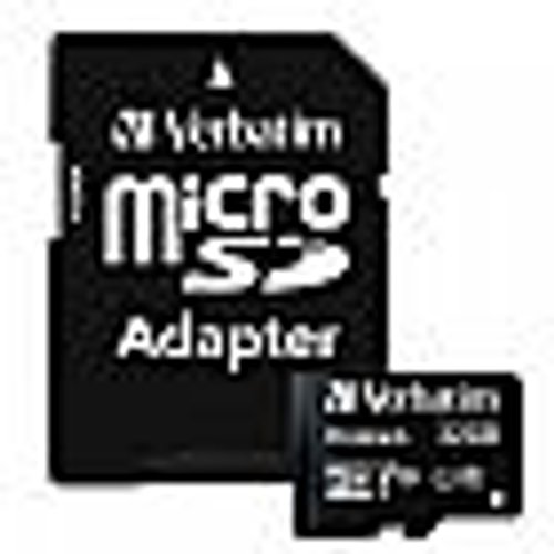 Verbatim Premium microSDHC Memory Card, 99117, With Adapter, 32GB