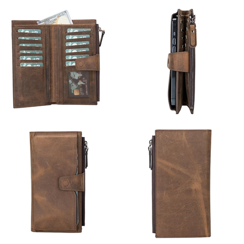 Riverton Women's Leather Wallet with Cell Phone Section - TO-06-LOZA-G006N-00000-00
