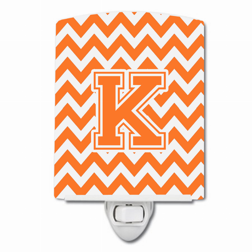 Letter Chevron Ceramic Night Light - CJ1046-KCNL
