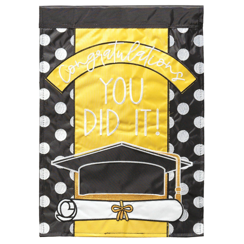 Flag Graduation Polyester