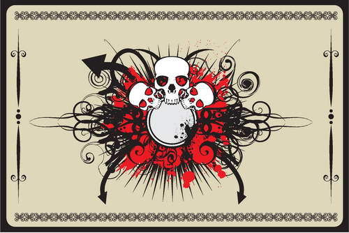 Three Skulls T-shirt - 177300032782