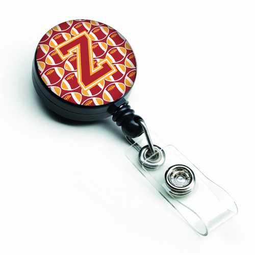 Football Retractable Badge Reel - CJ1070-ZBR