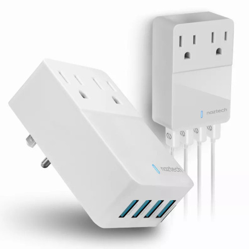 Fast Multi-Device Charger- 2 Outlets + 4 USB Port - 14164