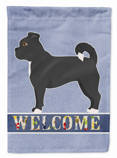 Black Chug Welcome Flag Garden Size