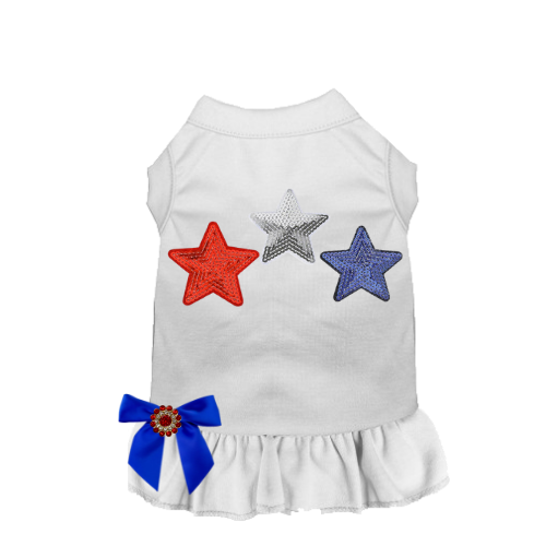 Red, White, & Blue Stars Tee/Dress - S002142B002493P000638V004