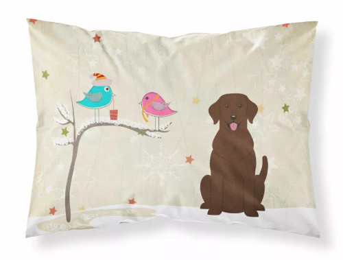 Christmas Presents between Friends Dog Fabric Standard Pillowcase - S000213B001695P069846V000