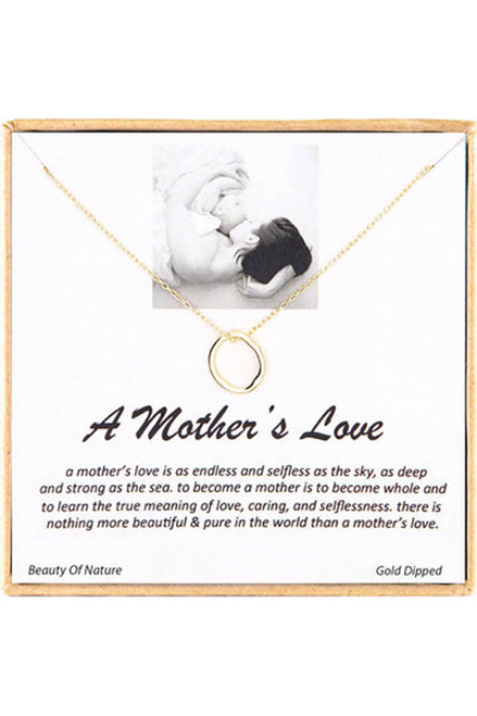 Boxed 'Mom' Inspiration Necklace
