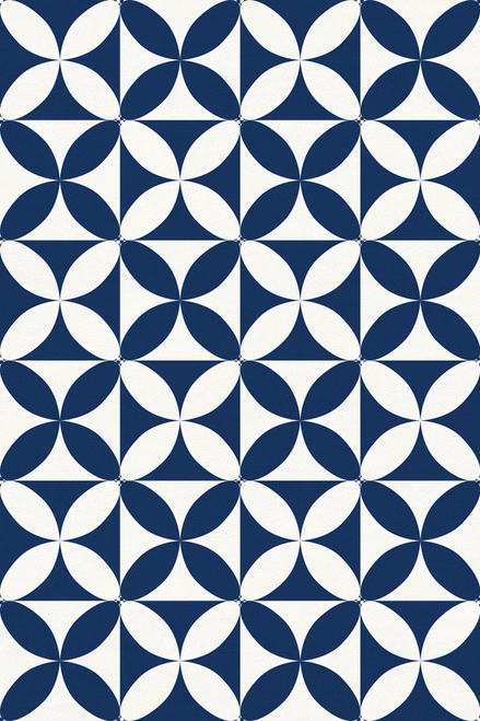 Fleur' Geometric Non-Slip Indoor/Outdoor Rug - FLEUR-5X7