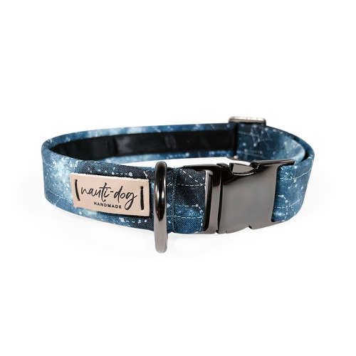Constellation Astrological Star Chart Buckle & Martingale Dog Collar