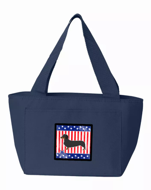 USA Patriotic Dachshund Lunch Bag
