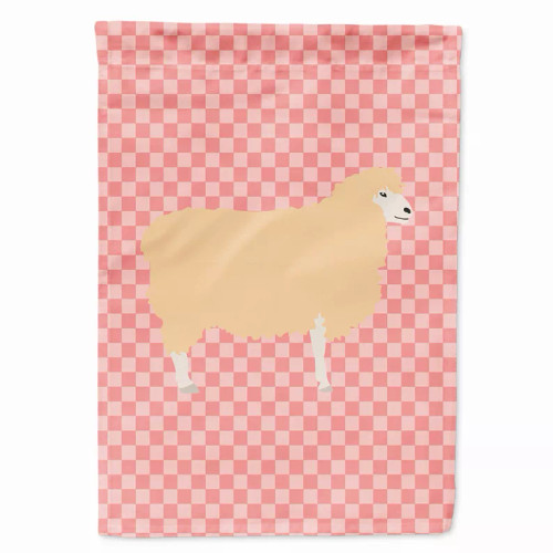 Animal/Bird Themed Pink Check Flag Canvas - BB7974CHF