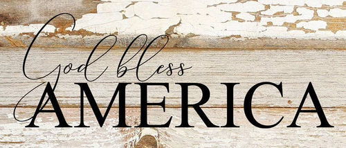 God bless America... Wall Sign