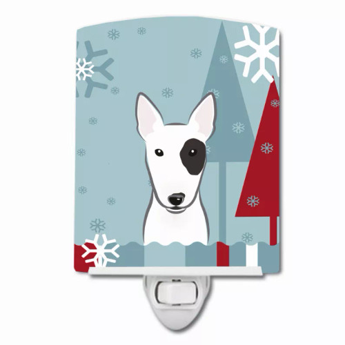 Winter Holiday Design with Dog Ceramic Night Light - S000213B001695P099098V000