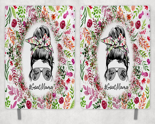 Goat Mama Printed 8 Inch  A-5 Journal