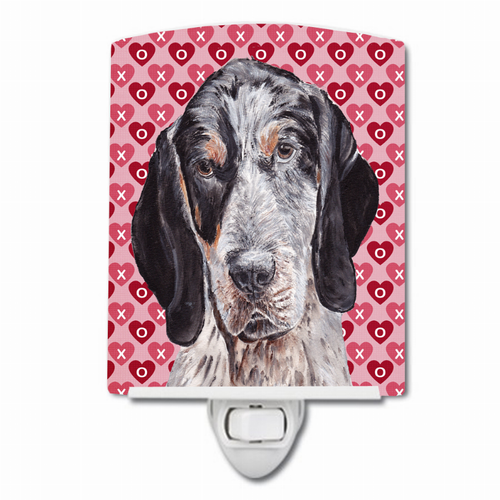 Hearts Love and Valentine's Day Dog Art Ceramic Night Light - SC9697CNL
