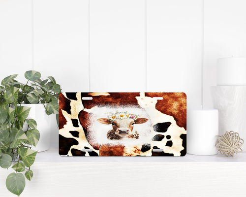 Cow License Plate Cow License Plate