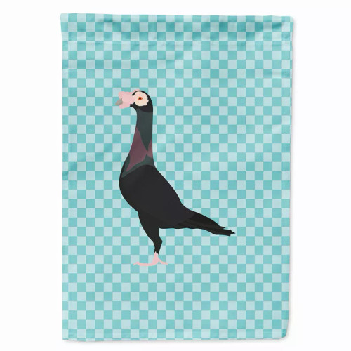 Animal/Bird Themed Blue Check Flag Canvas - BB8119CHF