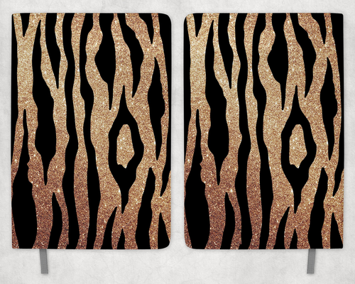 Tiger Stripes Printed 8 Inch  A-5 Journal - 1387-6100