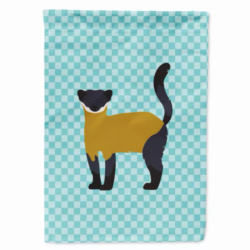 Animal/Bird Themed Blue Check Flag Canvas - BB8048CHF