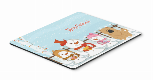 Merry Christmas Carolers Mouse Pad, Hot Pad or Trivet - BB2475MP