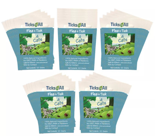 All Natural Flea and Tick Wipes 4 Cats