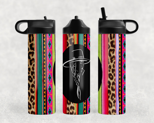 Serape Cowgirl Keychain - 2902-2845