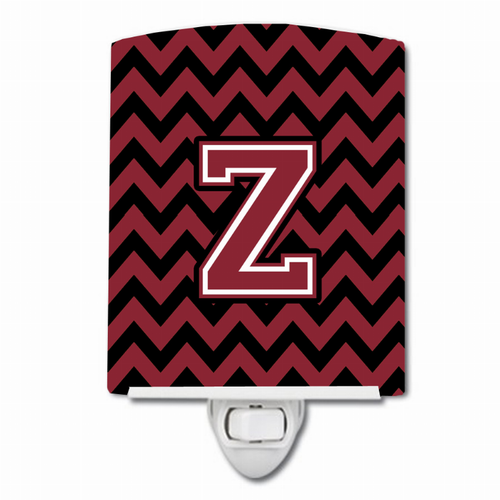 Letter Chevron Ceramic Night Light - CJ1052-ZCNL