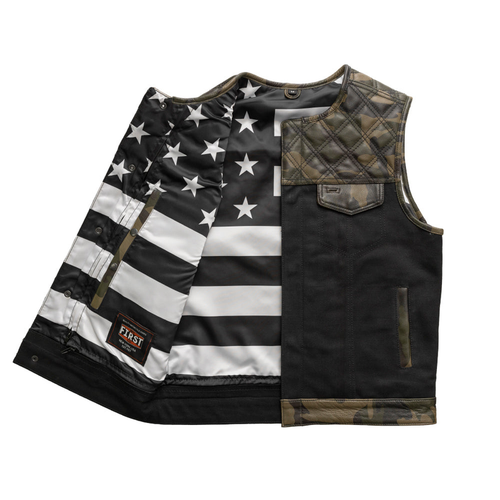 Ranger - Men's Club Style Leather Motorcycle Vest Ranger - Men's Club Style Leather Motorcycle Vest