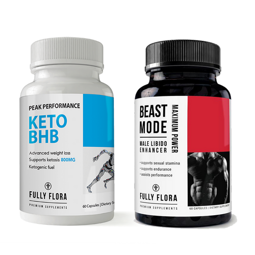 Fully Flora Keto BHB and Beast Mode Combo Pack