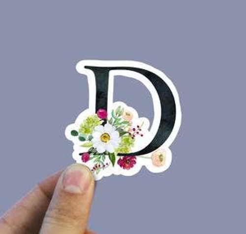 Spring Flower D Vinyl Sticker Spring Flower D Vinyl Sticker