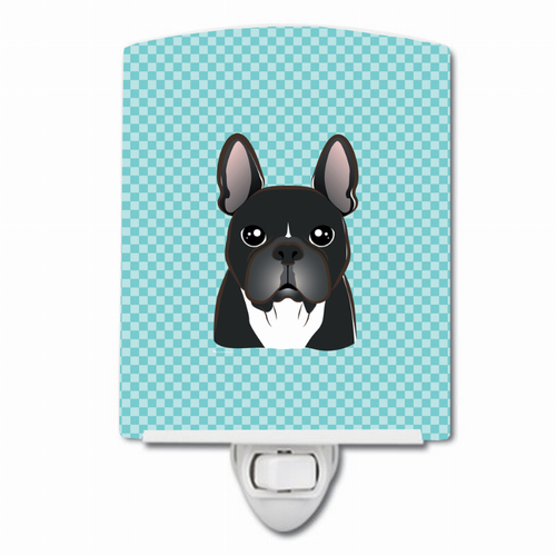 Checkerboard Design with Dog Ceramic Night Light - S000213B001695P098869V000