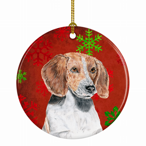 Dog on Ceramic Ornament - SC9593CO1
