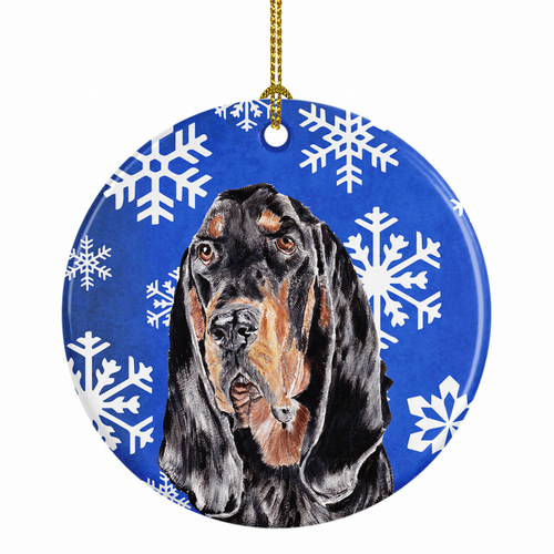 Dog on Ceramic Ornament - SC9595CO1