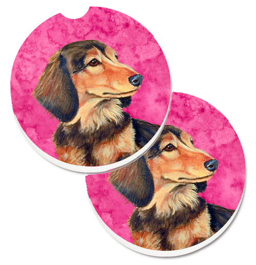Dog Themed Cup Holder Car Coasters (Set of 2) - S000213B001695P076437V026