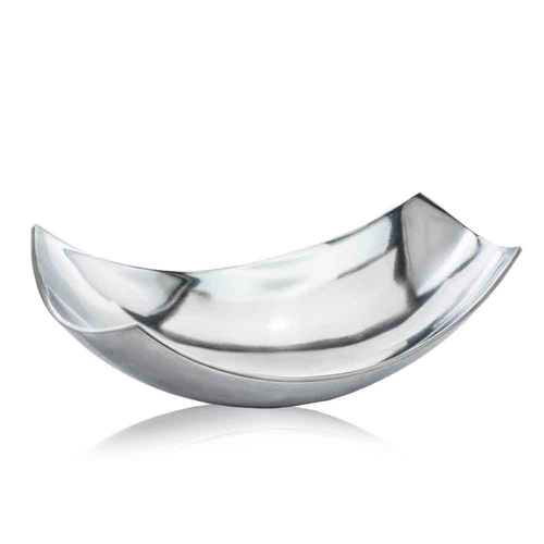 Cucha Small Scoop Bowl/Silver