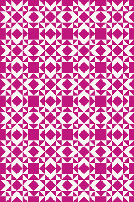 Geometric Indoor/Outdoor Vinyl Floor Covering