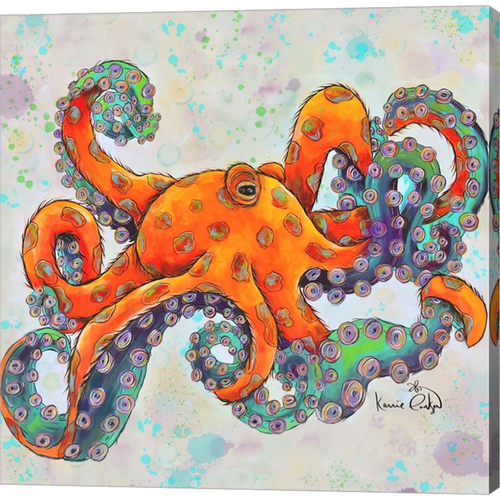 Octopus by Karrie Evenson, Canvas Art