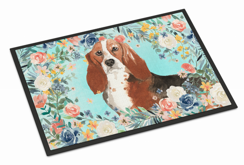 Dog Art Spring Flowers Mat - S000213B001695P000868V020