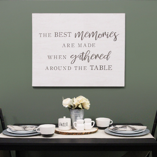 Best Memories Oversized Wall Art