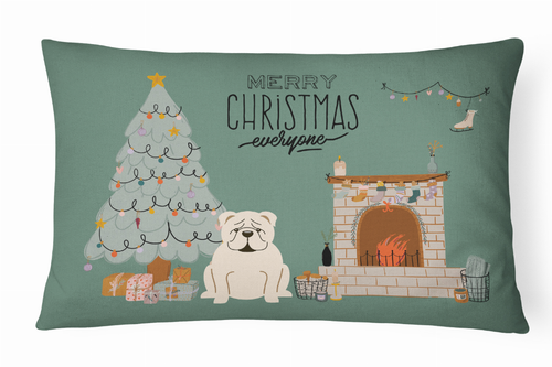 Christmas Dog Art Fabric Decorative Pillow - CK7686PW1216