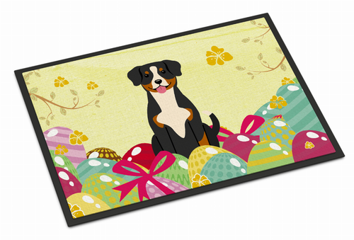 Easter Eggs Dog Art Indoor or Outdoor Mat - BB6038MAT