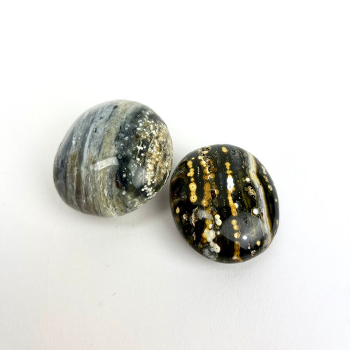 Ocean Jasper | "Orbicular" Jasper | Palmstones | 35-50mm | Madagascar Ocean Jasper | "Orbicular" Jasper | Palmstones | 35-50mm | Madagascar