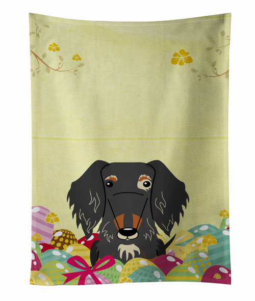 Easter Eggs Design with Dog Kitchen Towel