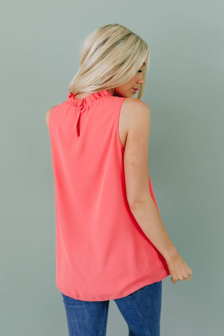 Blind Date Ruffle Tank - S000742B001640P000282V009