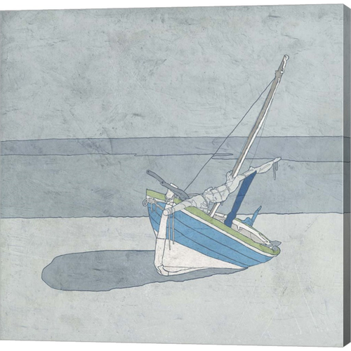 Sailboat Ashore by Ynon Mabat, Canvas Art - S002122B002483P001569V001